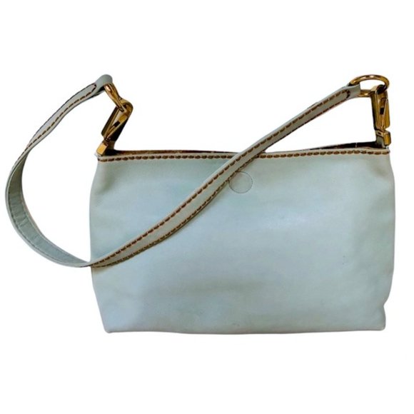 Plinio Visona Designer Blue Shoulder Bag - Picture 1 of 10